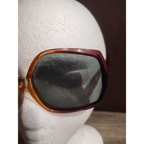 Vtg Ettore Bugatti EB Sunglasses 60s 70s Disco Motown Oversized France Designer - Picture 2 of 9